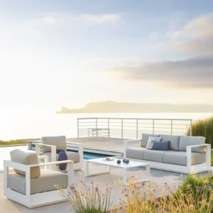 Salon de jardin AZUR – Ensemble 5 places