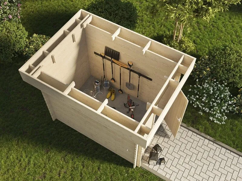 Abri de Jardin en Bois 4.7 m² – Finition Haut de Gamme – Prix Usine en Destockage – Image 3
