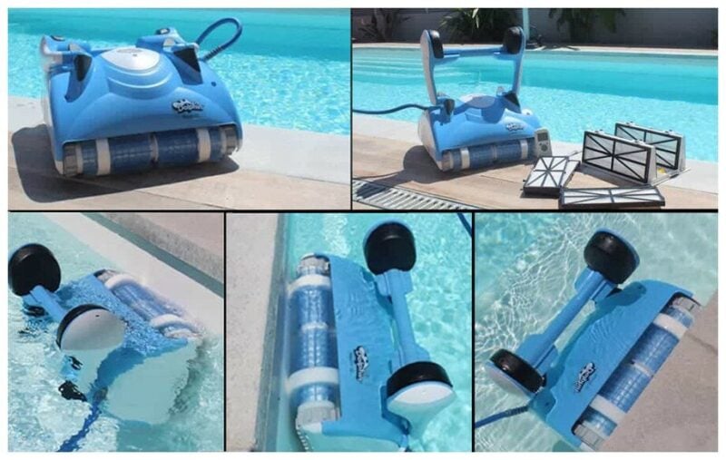 Robot Dolphin Nauty TC avec brosse combinée et télécommande – Image 4