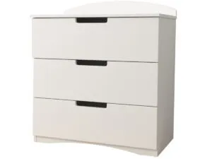 Commode pour enfants "Classic" - 80,5 x 80 x 41 cm - Blanc