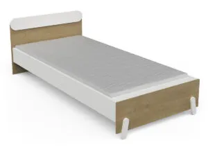 Lit enfant simple "Naili" - 90 x 200 cm - Blanc