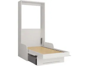 Lit escamotable "KYM SOFA 5" - 90 x 200 cm - Blanc